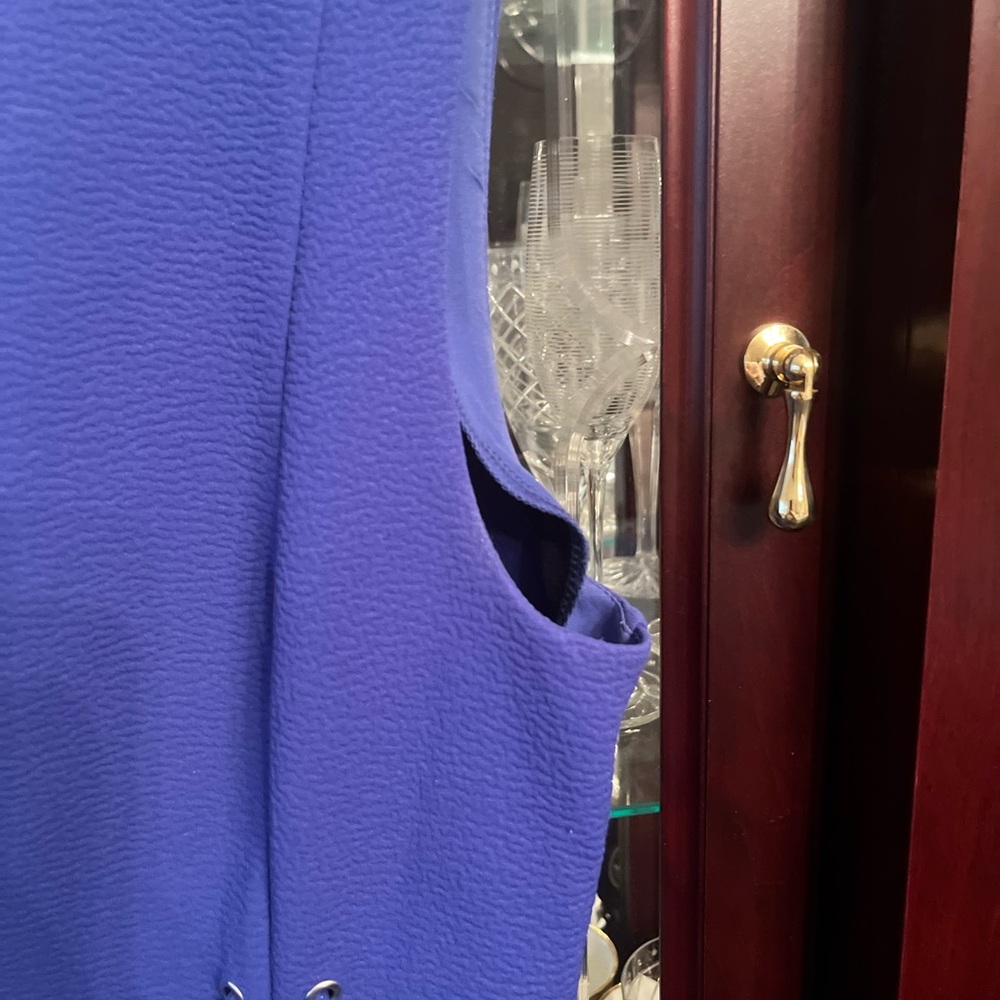 Dynamite Purple Mini Dress with Eyelet Detail - Picture 6 of 7